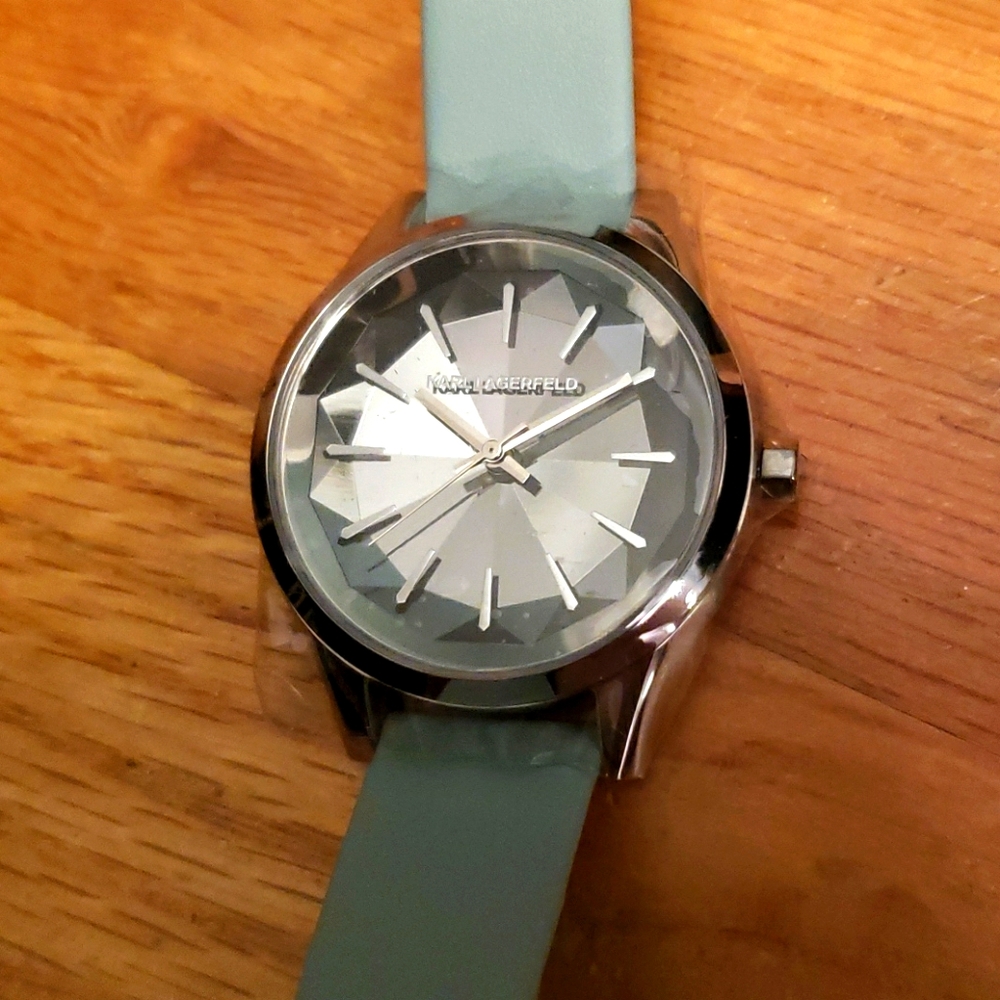 NWT Karl Lagerfeld Beveled Watch